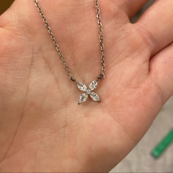 Swarovski 925silver necklace - Picture 1 of 3